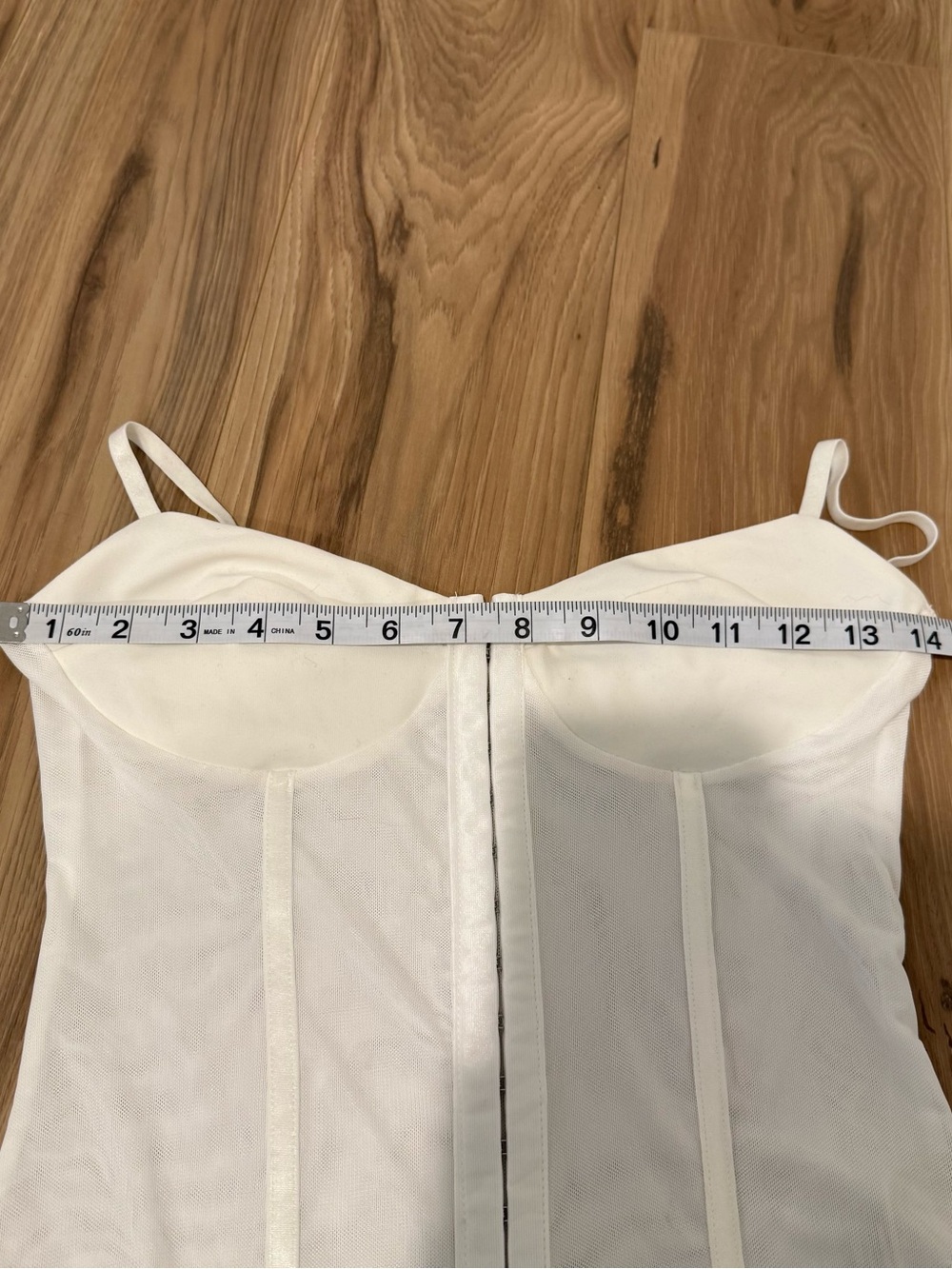 Intimately Free People Night Rhythm White Ivory Corset Bodysuit Womens Small - Picture 9 of 9